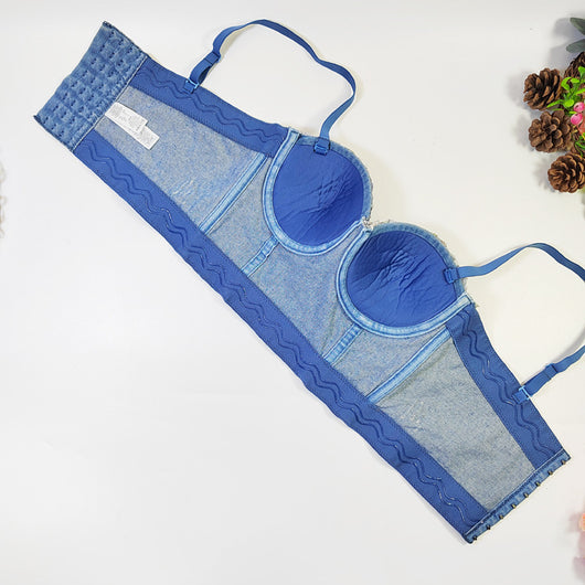 Traje de Baño Estilo Vaquero Europeo Monokini sin Tirantes - Image 25