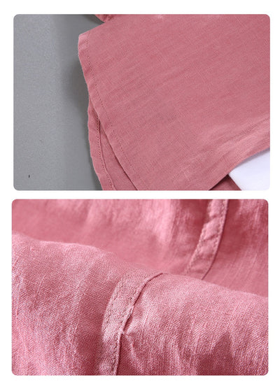 Camisa de Lino Puro para Hombre - Estilo Versátil Moderno - Image 20