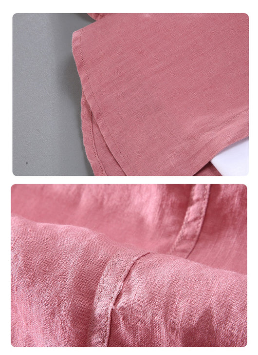 Camisa de Lino Puro para Hombre - Estilo Versátil Moderno - Image 20