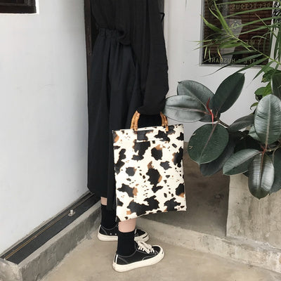 Bolsa Portátil Ghost Horse con Patrón de Vaca