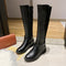 Botas Altas Bicolor para Otoño e Invierno