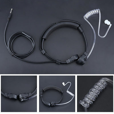 Micrófono de Garganta para Celular con Cable - Auricular Táctico de Comunicación - Image 9