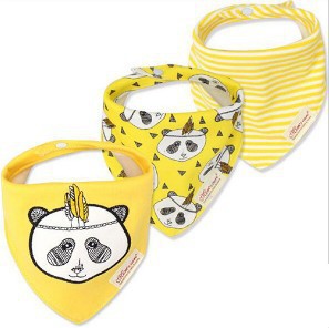 Baberos Triangulares Dobles para Bebé - Pack de 3 Pañoletas Absorbentes - Image 12