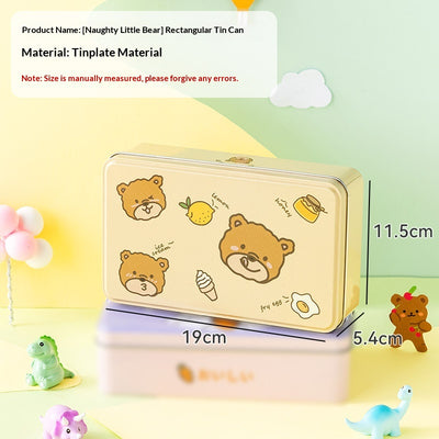 Caja de Almacenamiento Metálica Rectangular con Diseño Infantil - Image 6