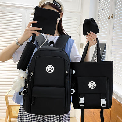 Mochila Escolar de 5 Piezas para Estudiantes - Image 4