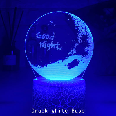 Lámpara LED 3D Creativa para Mesita de Noche - Image 8