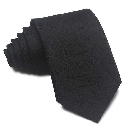 Corbata Jacquard Rayada 8CM para Hombre - Rojo, Negro y Azul - Image 20