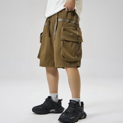 Pantalones Cortos Sueltos Japoneses con Bolsillos Grandes para Hombre - Image 19
