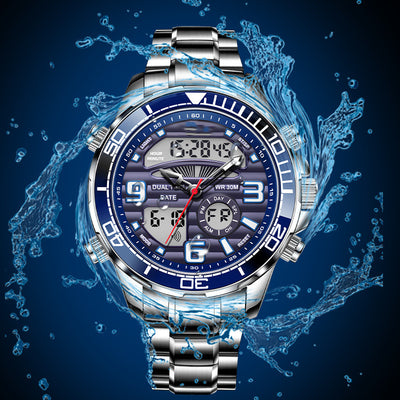 Reloj Deportivo Dual con Pantalla Digital y Analógica - Image 9
