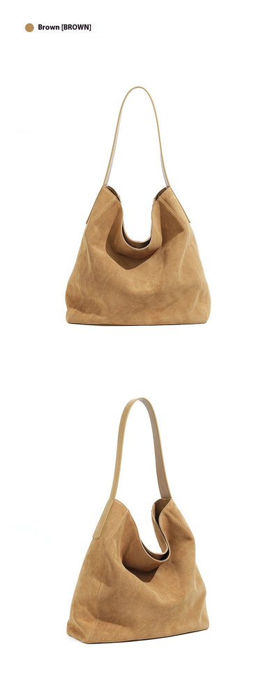 Bolso Tote de Cuero Gamuza Mate - Bolsa Profesional para Commuter - Image 17