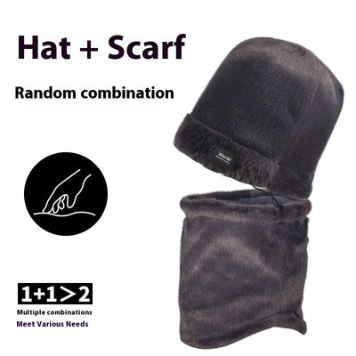 Conjunto Abrigador de Gorro y Bufanda para Otoño e Invierno - Image 3