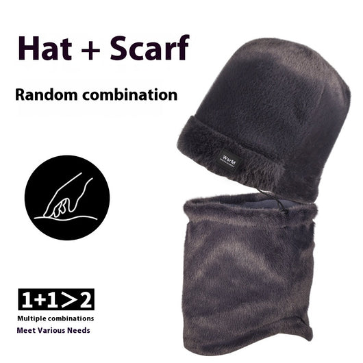 Conjunto Abrigador de Gorro y Bufanda para Otoño e Invierno - Image 3