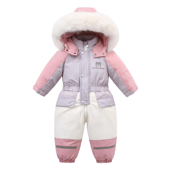 Traje de Esquí Acolchado para Niños - Enterizo Térmico - Image 3