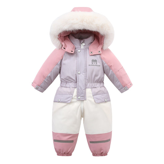 Traje de Esquí Acolchado para Niños - Enterizo Térmico - Image 3
