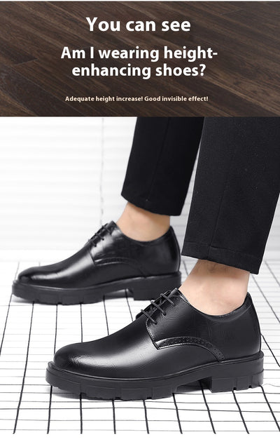 Zapatos de Cuero para Hombre con Plataforma Elevadora 10cm - Estilo Ejecutivo - Image 18