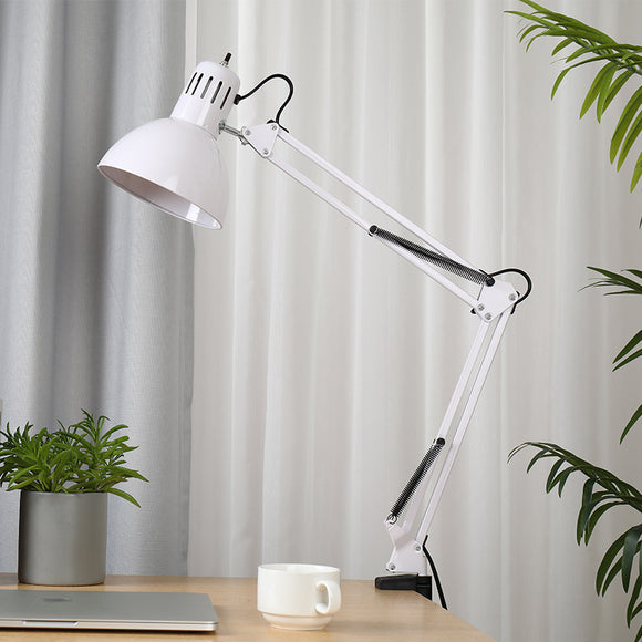 Lámpara LED Profesional de Escritorio con Brazo Extensible y Protección Ocular