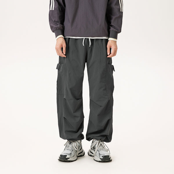 Pantalones Cargo Rectos Holgados para Hombre