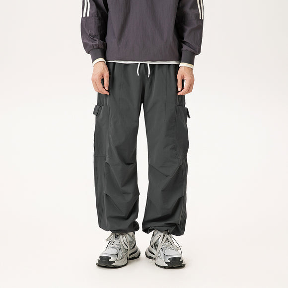 Pantalones Cargo Rectos Holgados para Hombre