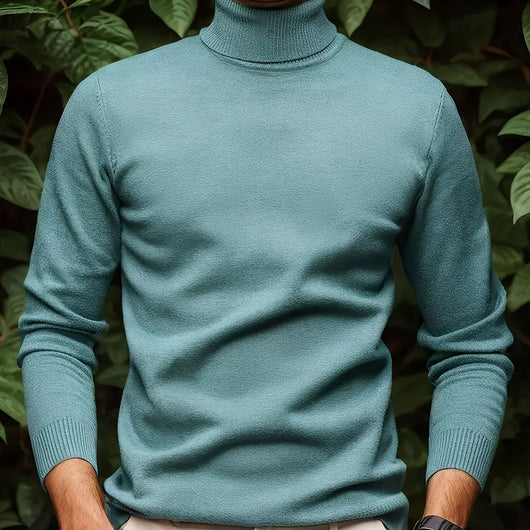Suéter Cuello Alto Viscosa Hombre - Versátil y Suave - Image 11