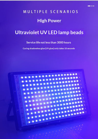 Luz Negra LED UV Profesional para Fiestas y Efectos Fluorescentes - Image 14