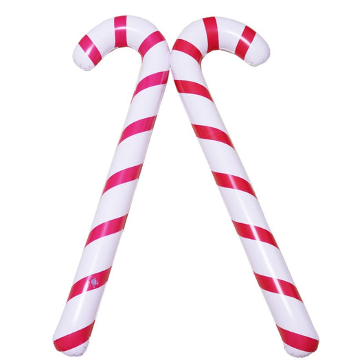 Bastón Navideño Inflable de PVC - Decoración Interactiva para Fiestas - Image 8