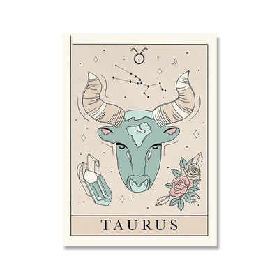 Cuadro de Tarot y Constelaciones - Póster Artístico de Lona - Image 21