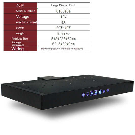 Campana Extractora Compacta para Autocaravana Iveco Quanshun - Modelo B - Image 3