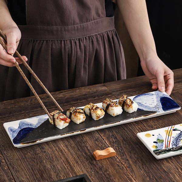 Plato Premium para Sushi y Sashimi