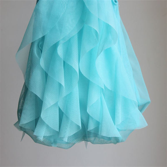 Vestido de Fiesta Infantil en Tela Chiffon Liso