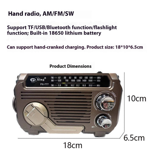 Radio Portátil Solar con Altavoz Bluetooth para Aventuras al Aire Libre - Image 4