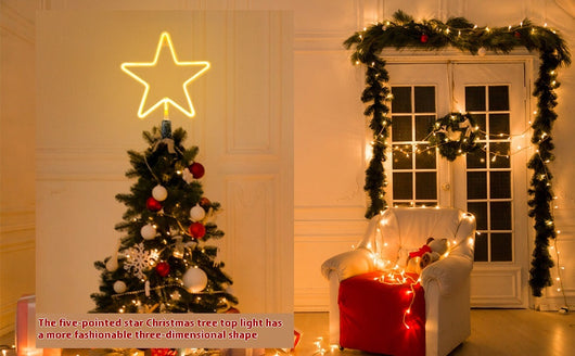 Luz Estrella 3D Luminosa para Árbol de Navidad - Image 7