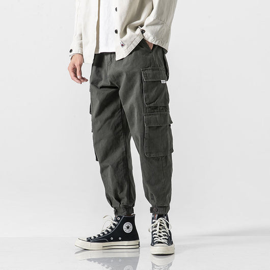 Pantalones Militares Tapered de Algodón Japonés para Hombre - Image 7