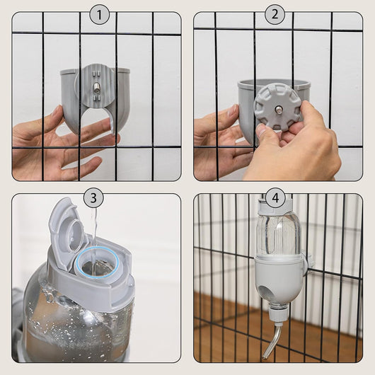 Bebedero Automático para Jaula de Mascotas Pequeñas - Image 12