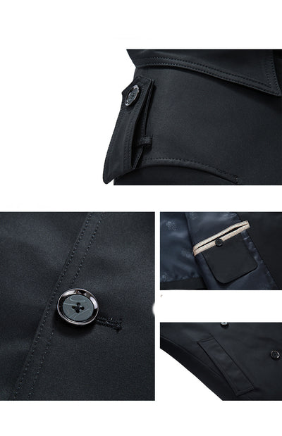 Cortavientos Casual para Hombre Largo Medio - Image 5