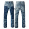 Jeans Retro de Contraste para Hombre