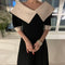Vestido Largo Plisado Ajustado a la Cintura para Mujer