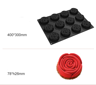Molde de Silicona para Mousse Rosa Melaleuca - Diseño Francés para San Valentín - Image 6