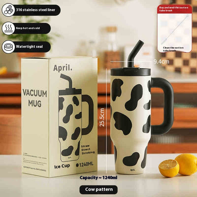 Vaso Térmico de Gran Capacidad con Pajita - Mantén tus Bebidas Frías Todo el Día - Image 8