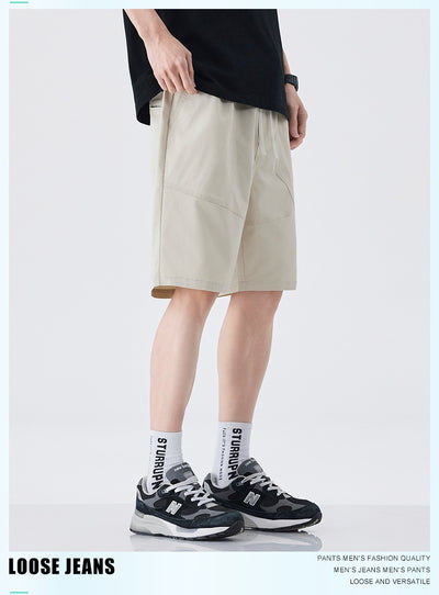Pantalones Cortos de Trabajo Estilo Retro American para Hombre - Algodón Ice Silk Fresco - Image 22