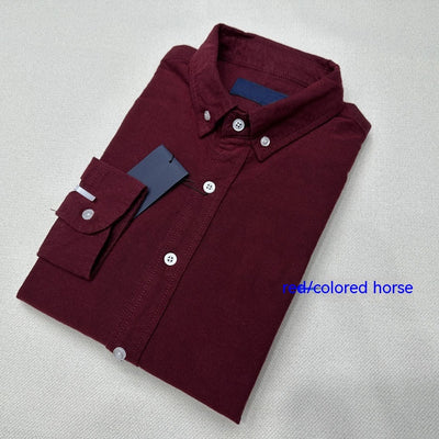 Camisa Manga Larga Hombre Business Casual Primavera Otoño - Image 9
