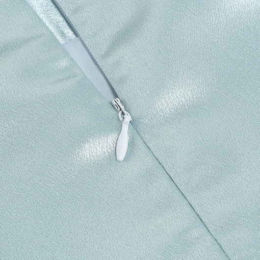 Blazer Corto Azul Talla Pequeña para Mujer - Otoño - Image 3