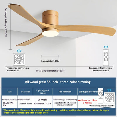 Ventilador de Techo con Luz Integrada Moderno y Minimalista - Image 33