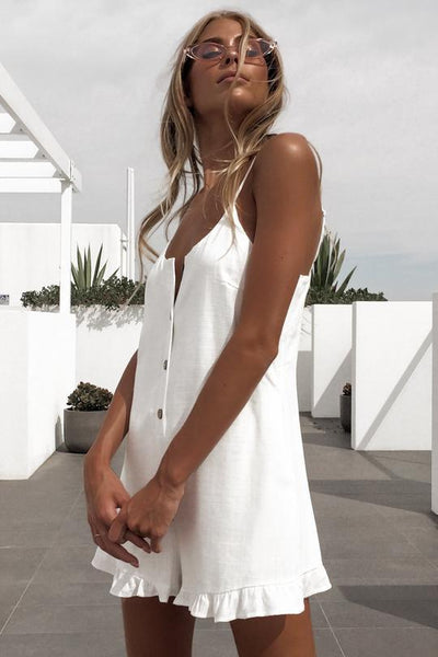 Jumpsuit de Verano con Volantes y Tirantes - Image 10