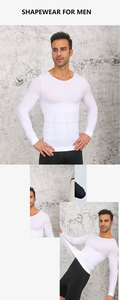 Camiseta Deportiva Reductora para Hombre con Control Abdominal - Image 9