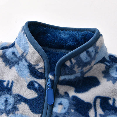 Chaqueta Infantil Cartoon con Cuello Alto Acolchada - Diseño Trendy - Image 13