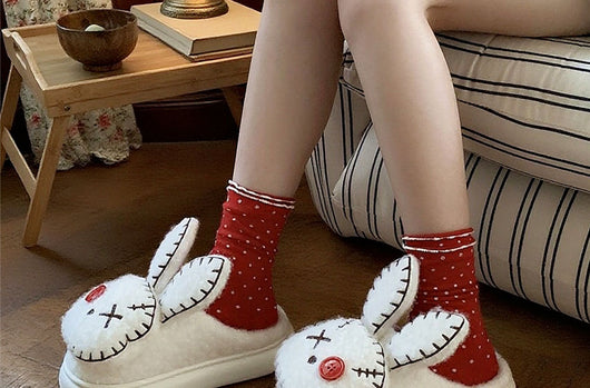 Pantuflas de Algodón con Personalidad Villana - Conejo Pirata para Mujer - Image 20