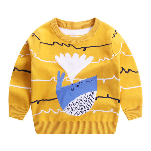 Suéter Infantil Doble Capa para Otoño e Invierno - Image 9
