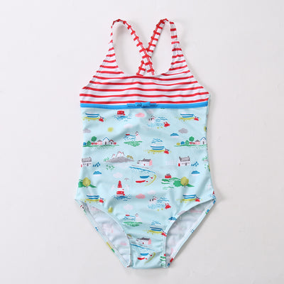 Traje de Baño Infantil sin Mangas - Cómodo y Seguro para Niñas - Image 20
