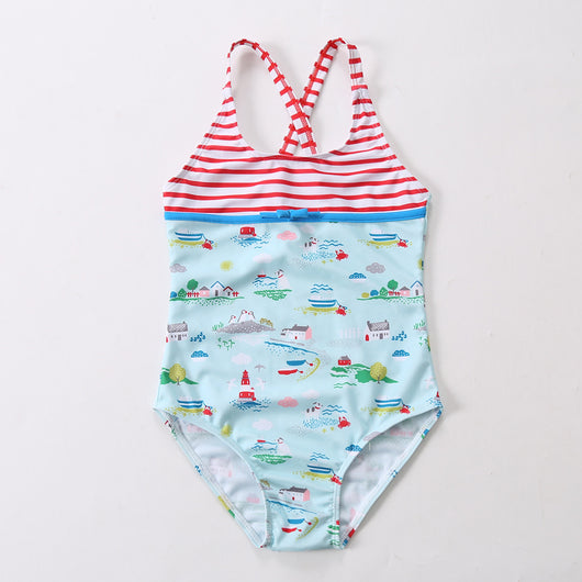 Traje de Baño Infantil sin Mangas - Cómodo y Seguro para Niñas - Image 20