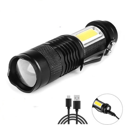 Linterna LED Portátil SK68-COB con Zoom y Enfoque Ajustable - Image 6